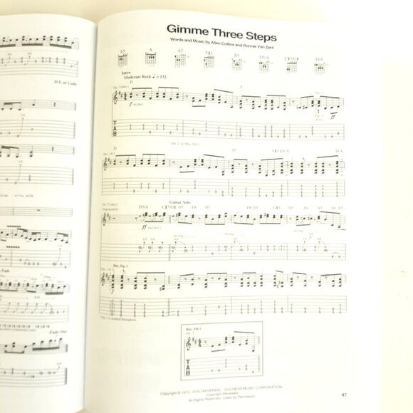 New Best of Lynyrd Skynyrd Guitar Vocal Piano Hal Leonard Songbook - Picture 4 of 5